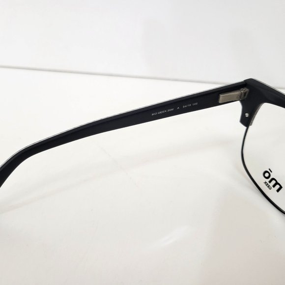 Mo Eyewear Eyeglass Frames MO Geek 39M Black and Gray Check - Picture 6 of 6